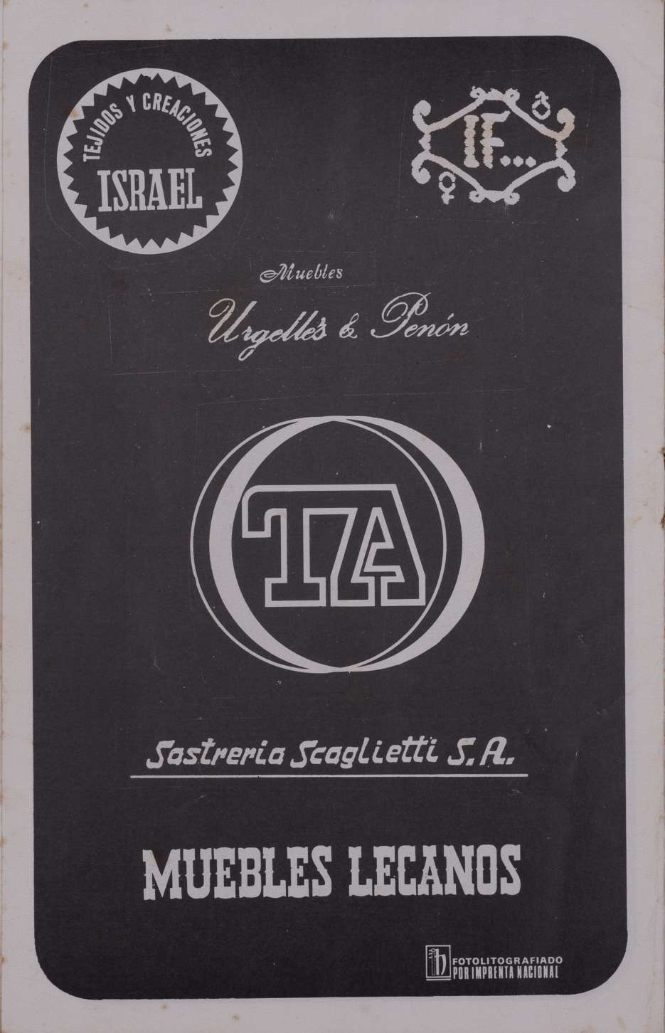 S.i., reverso de programa de mano de la obra Cómo lo hace la otra mitad, Teatro Arlequín, 1975.